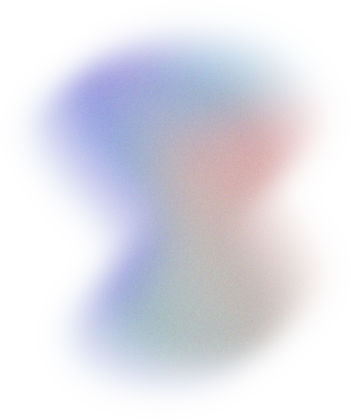 Glowy Gradient Abstract Brush Stroke Blob